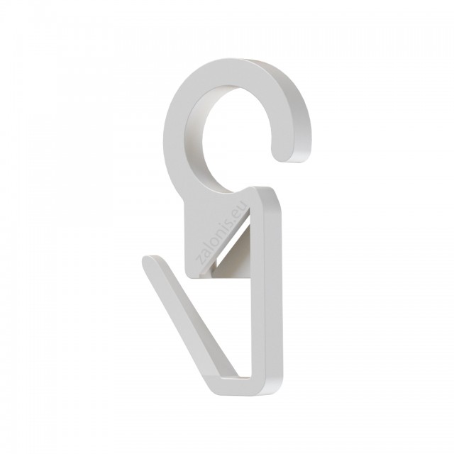 CURTAIN RAIL RING CLIP D.35 D.28 D.23 / WHITE